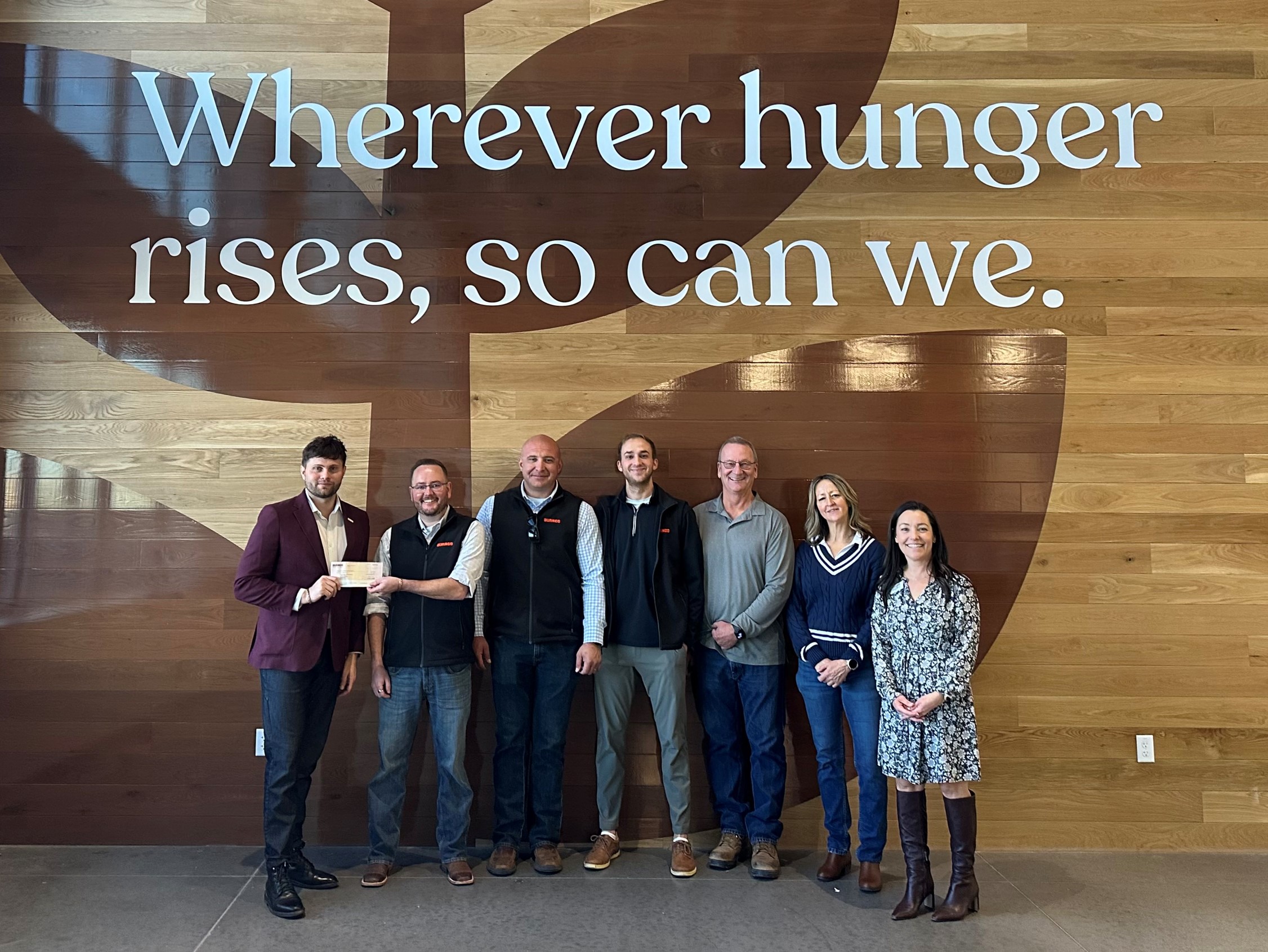 Colorado Food Bank of the Rockies BURNCO Check Presentation 122025 Pic 2